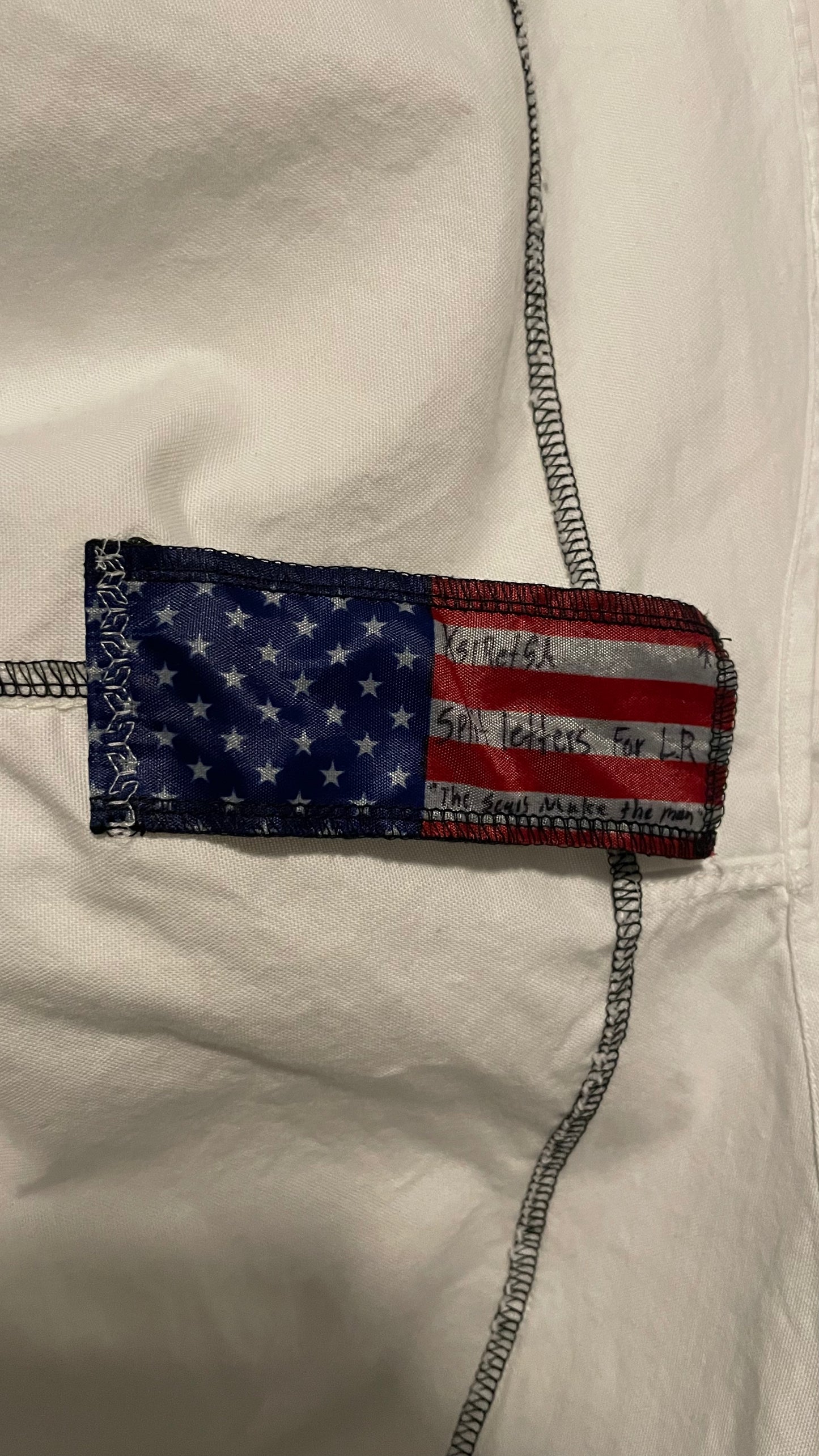 Split Letters Button Up