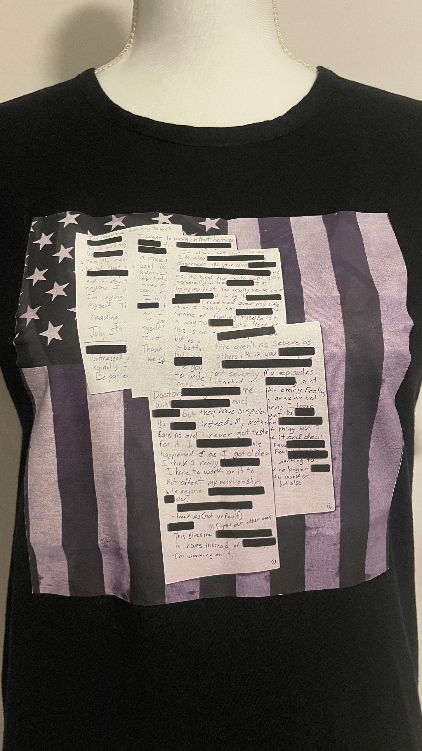 July 5th Split Letters Shirt